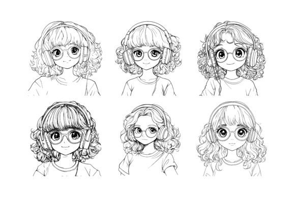 Beautiful Big Eyes in Modern Illustration
