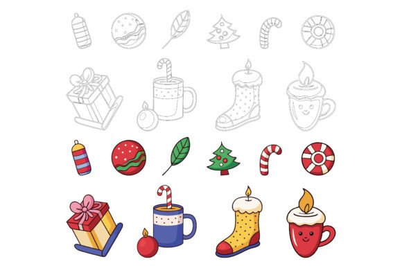 Christmas Retro Postcard with Toys and G: Vintage Charm Meets Modern Design Flexibility