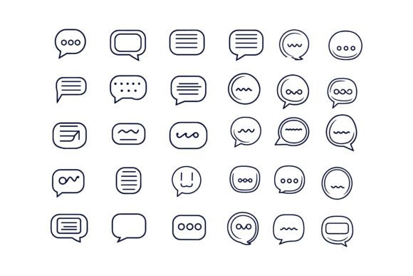 Doddle Hand Drawing Line Chat Bubble: The Human Touch in Digital Communication
