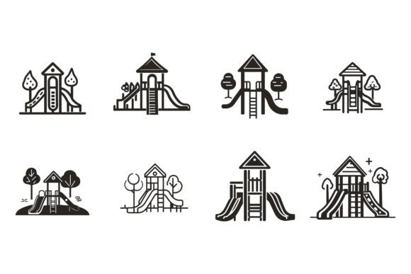 Evaluating Kid Playground Equipment Icon Sets for Design Projects