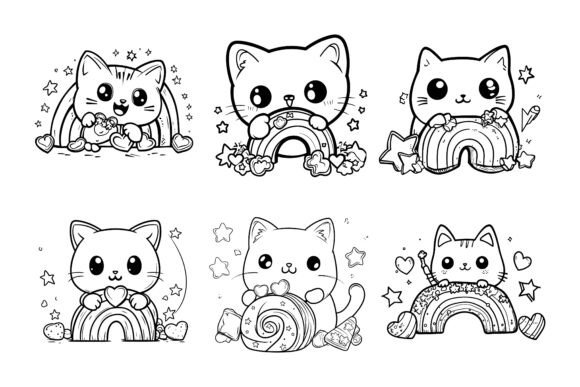 The Charm and Versatility of Cute Cat Cartoon Illustrations