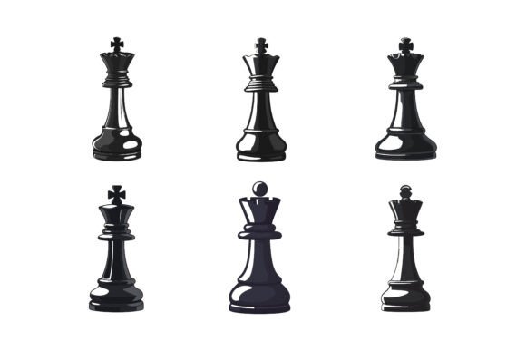 The Designer’s Edge: Why Chess Figures Isolated on a White Backgr Elevate Your Creative Projects