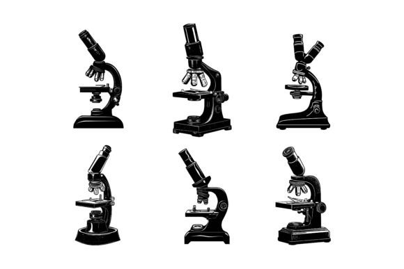 The Power of Precision: Elevate Projects with a Microscope Vector Set