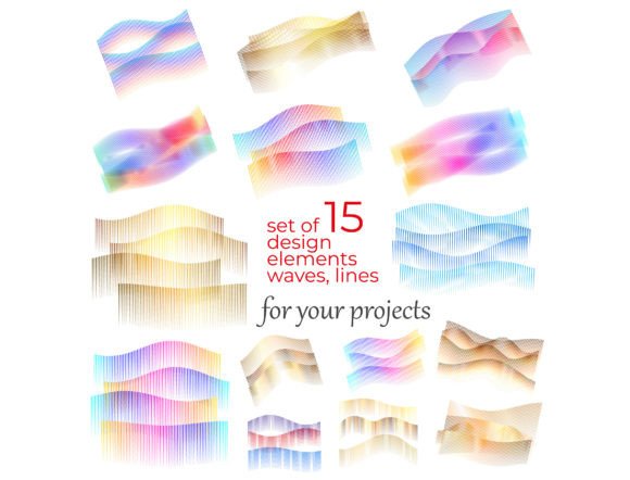 Waves Lines: A Colorful Design Element for Modern Creative Projects